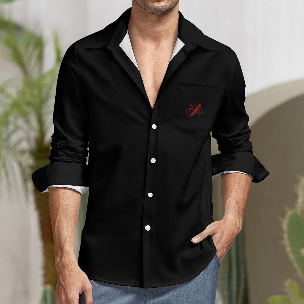 Chemise manches longues velours pêche – Ample, douce et tendance Luma Gorria vetement 39.00 Chemise manches longues Luma Gorria vêtement