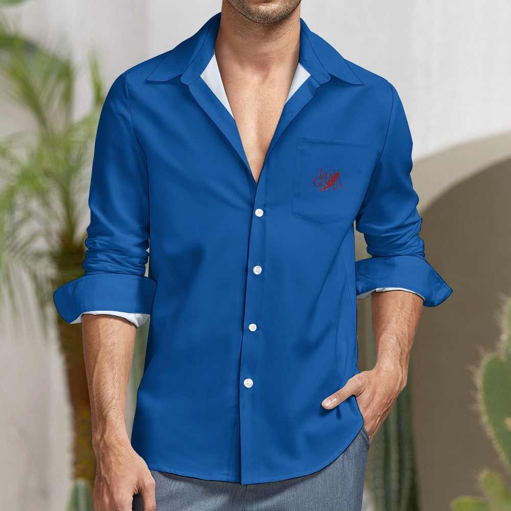 Chemise manches longues velours pêche – Ample, douce et tendance Luma Gorria vetement 39.00 Chemise manches longues Luma Gorria vêtement