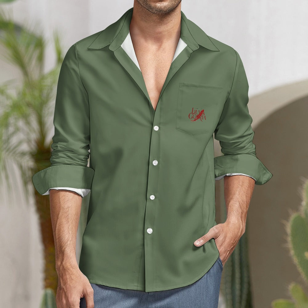 Chemise manches longues velours pêche – Ample, douce et tendance Luma Gorria vetement 39.00 Chemise manches longues Luma Gorria vêtement
