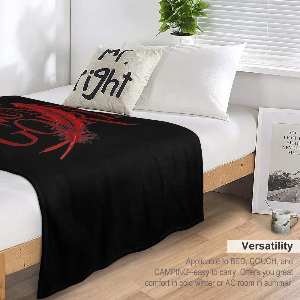 Couverture en Flanelle Ultra Douce – plier sur un lit