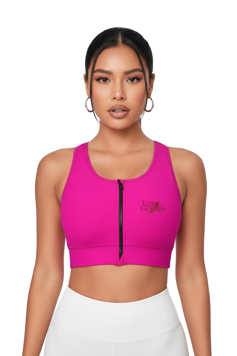 Brassière femme zippée légère