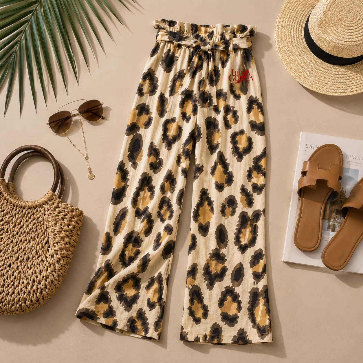 Pantalon large femme avec ceinture – Élégance, confort & liberté de mouvement