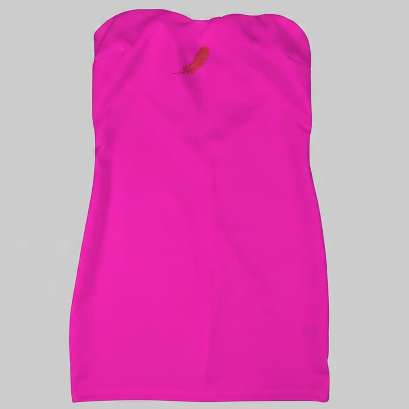 Robe bustier moulante courte épaules dénudées – Élégance & allure sophistiquée