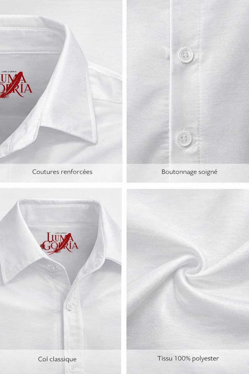 Chemise homme col cubain manches courtes légère et tendance