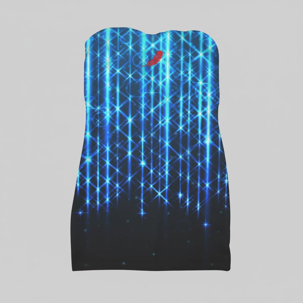Robe bustier moulante courte épaules dénudées – Élégance & allure sophistiquée avec motifs