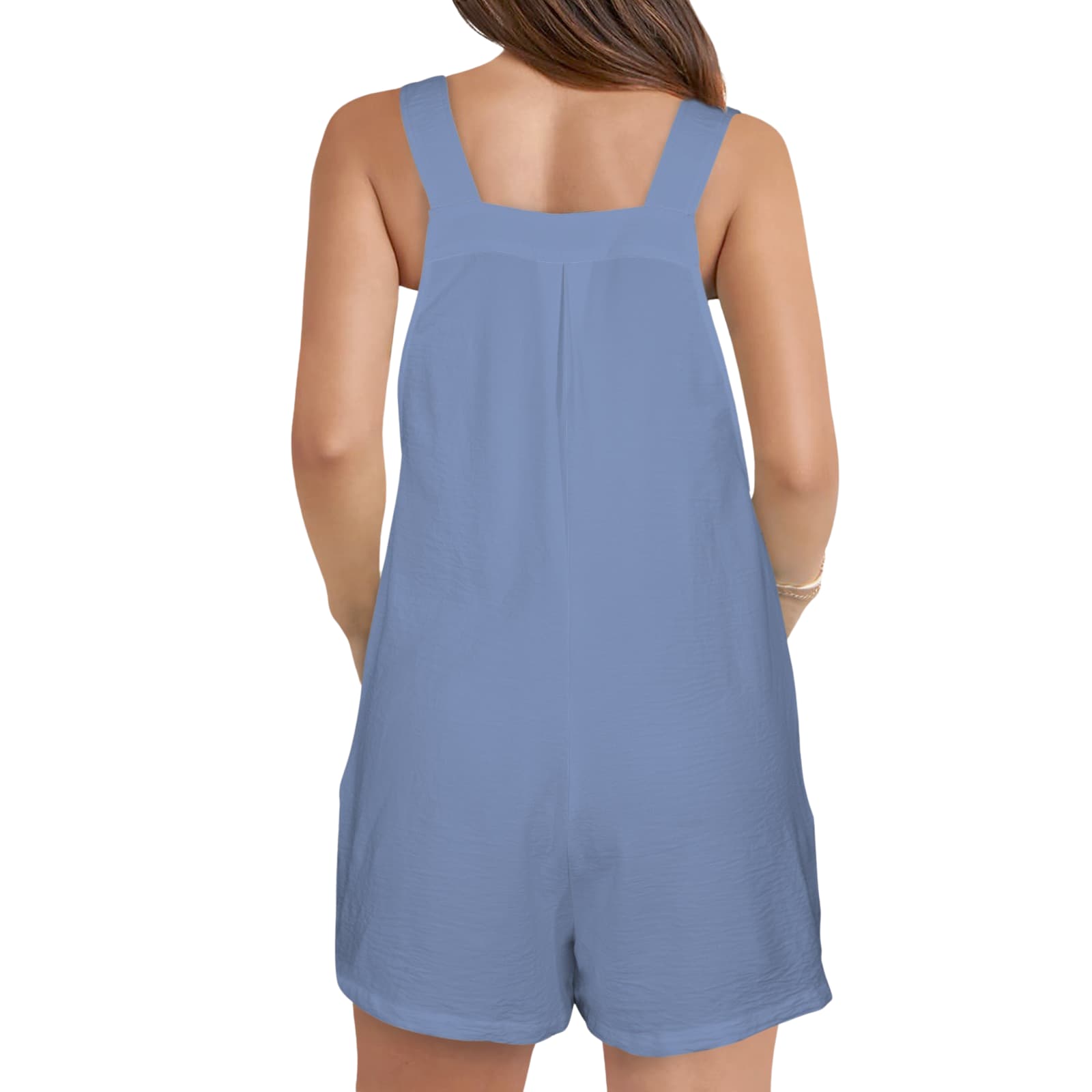 Combinaison short à bavette femme – Style décontracté & confort estival