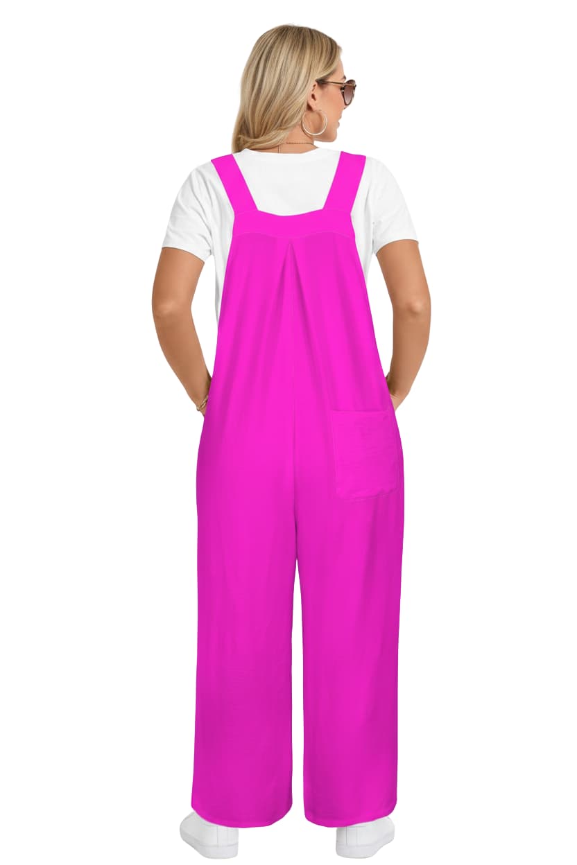 Combinaison salopette à jambes larges femme – Style décontracté & confort