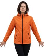 Coupe-vent femme à capuche zippé léger et tendance