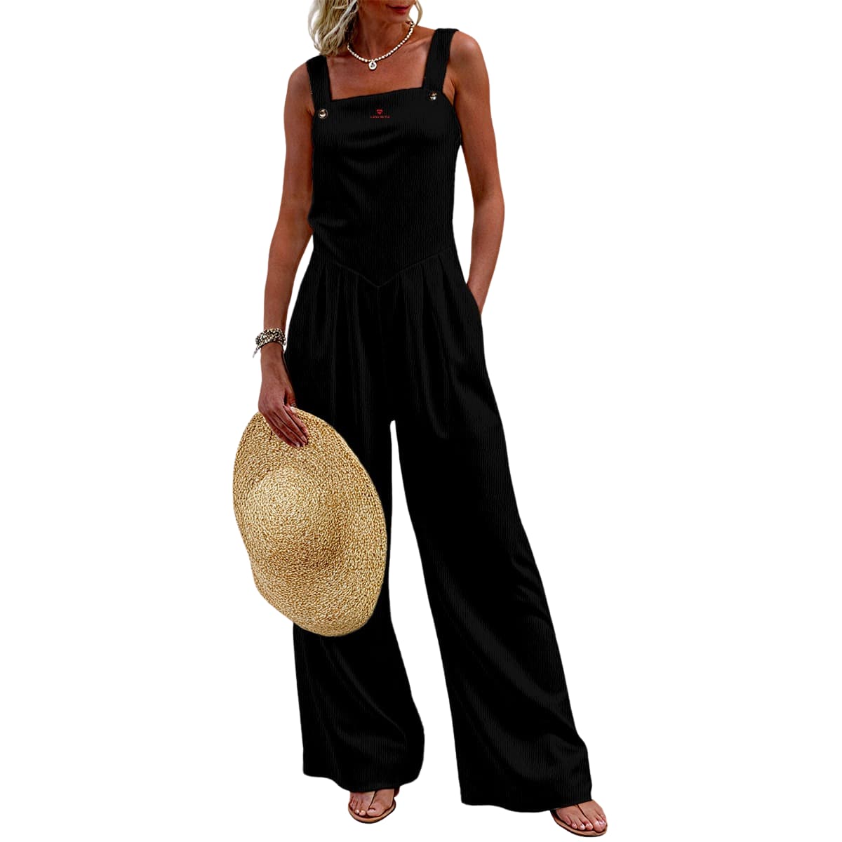 Combinaison pantalon femme jambes larges – Légère, élégante & estivale