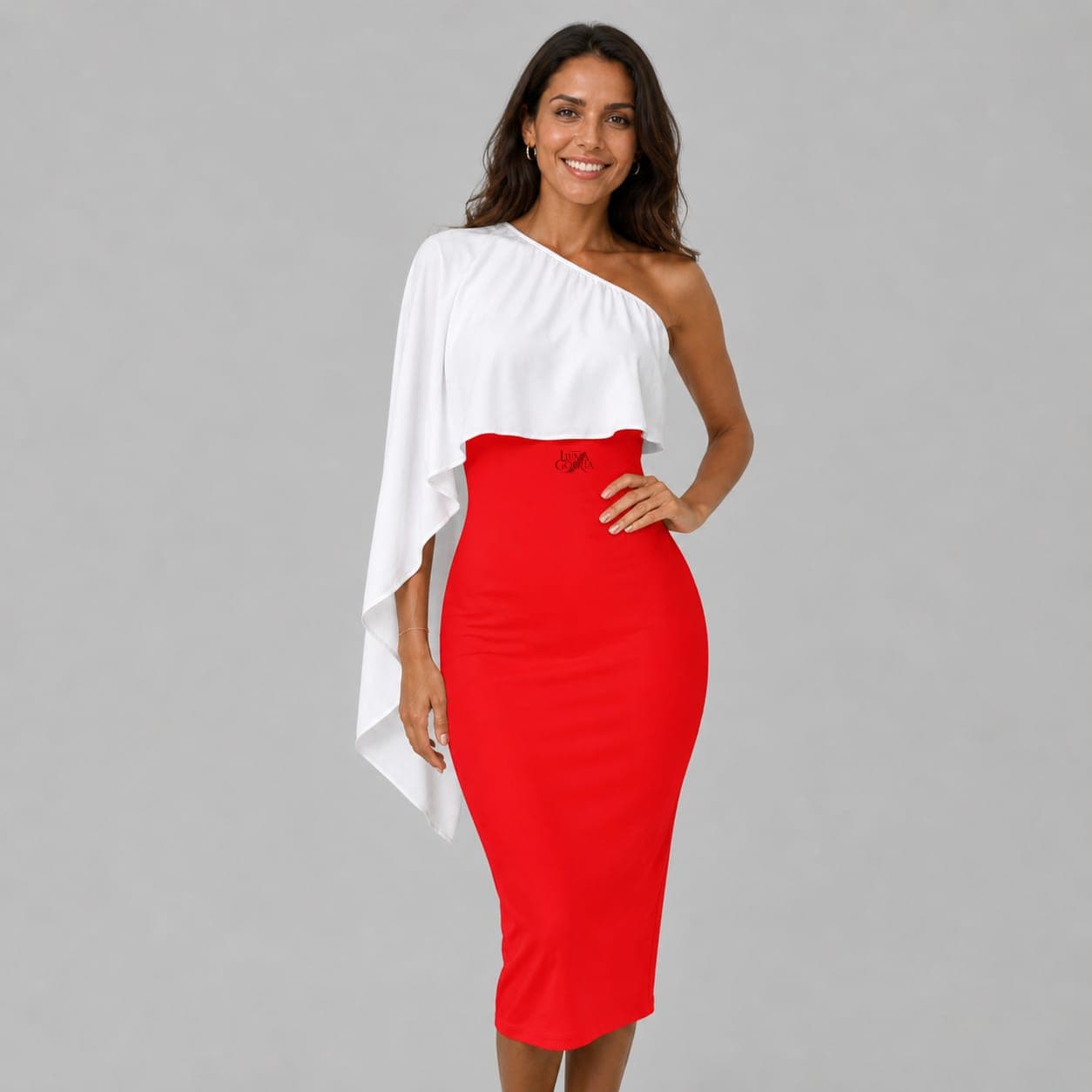 Robe bustier asymétrique femme – Élégance moderne & silhouette sublimée