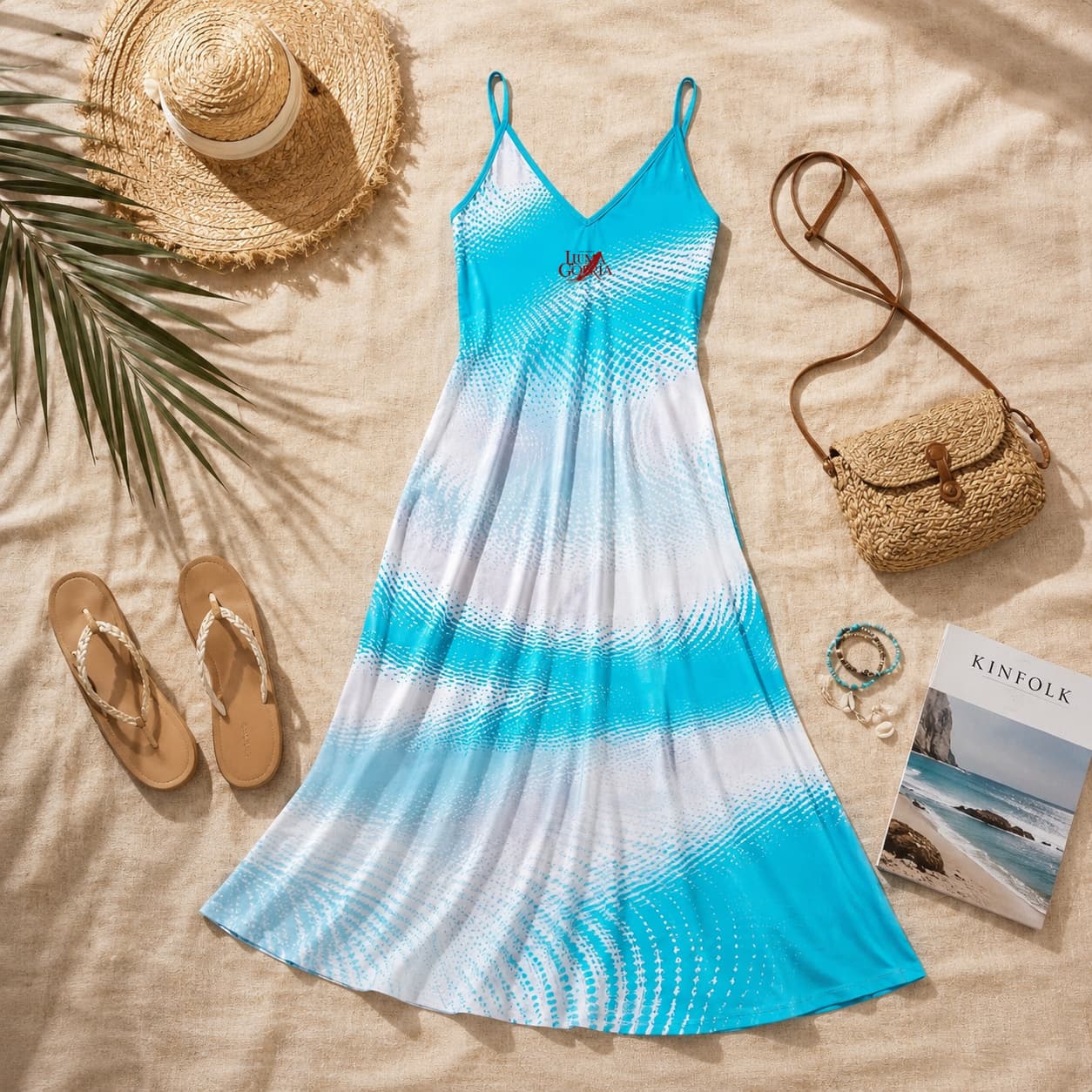 Robe longue avec motif femme élégante et tendance – Coupe fluide & confortable