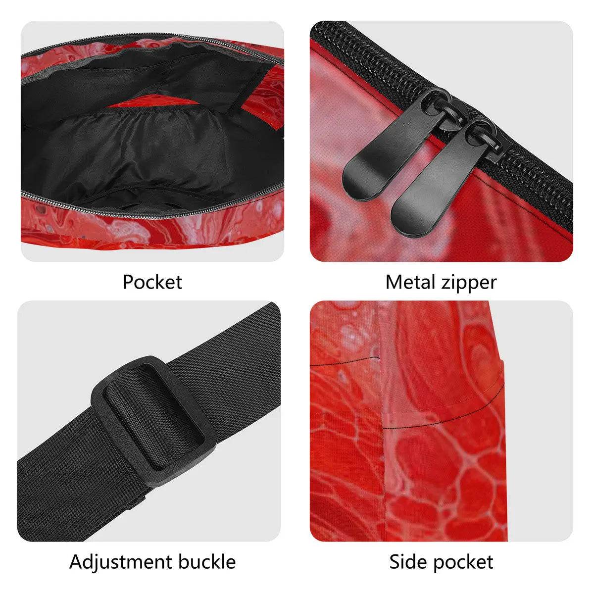 Sac à Main avec Bandoulière Réglable, Grande Poche Latérale Zippée – Élégant et Pratique - Luma Gorria vêtement