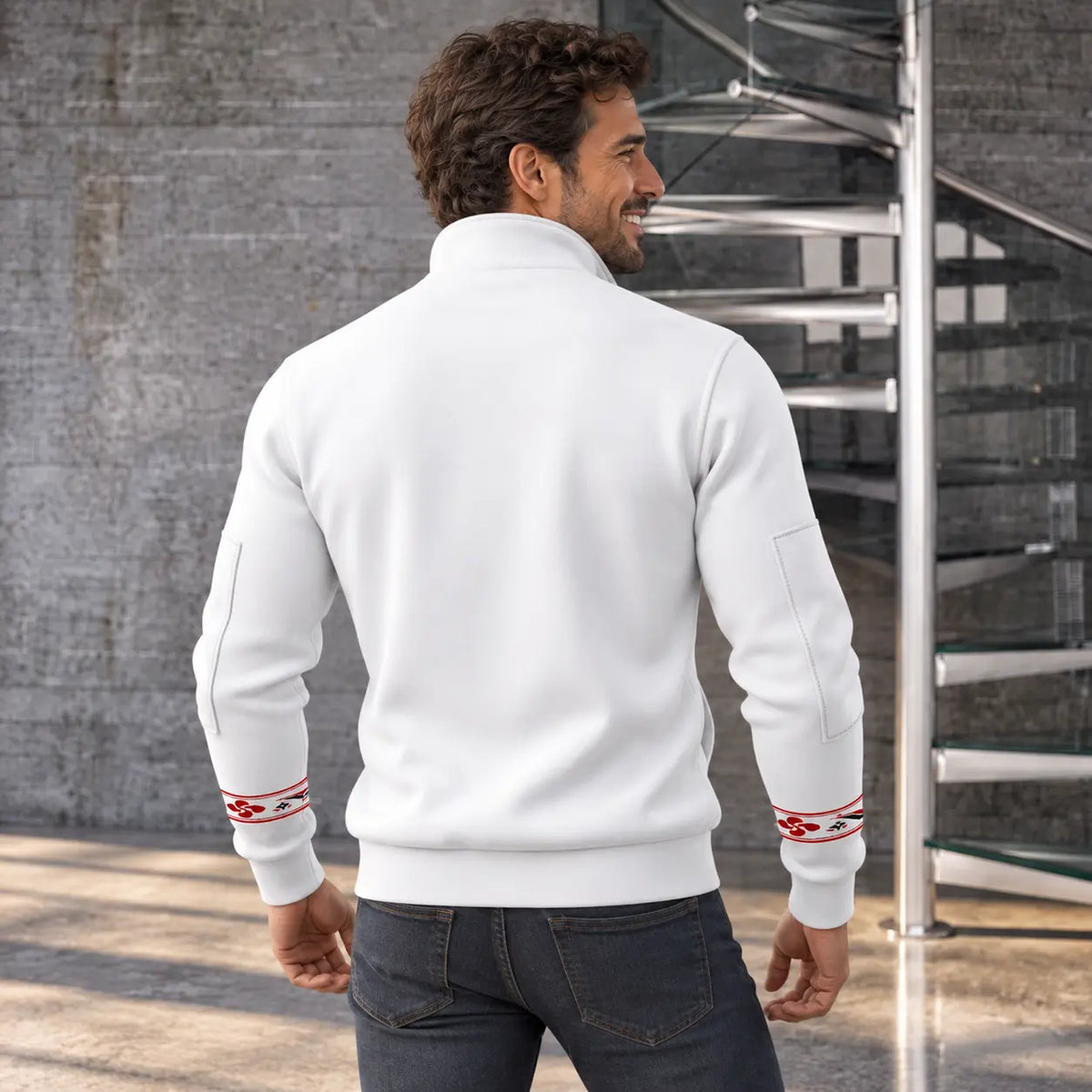 Veste polaire épaisse en maille pour homme – Chaleur, confort & style moderne