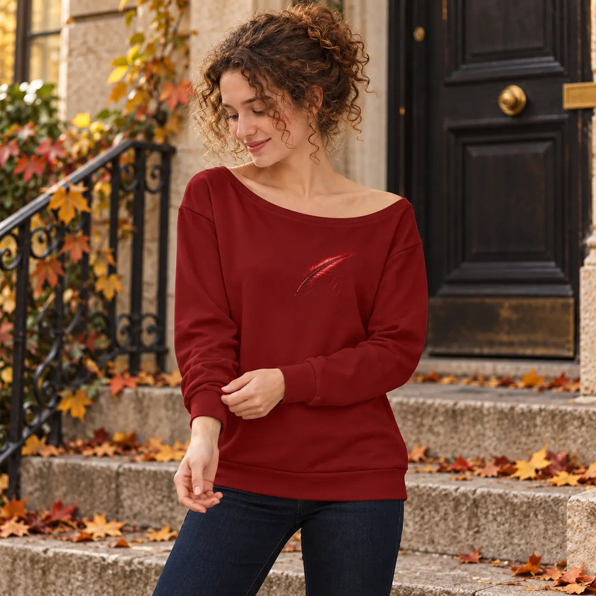 Sweat épaules dénudées pour femme – Féminité, confort & style tendance