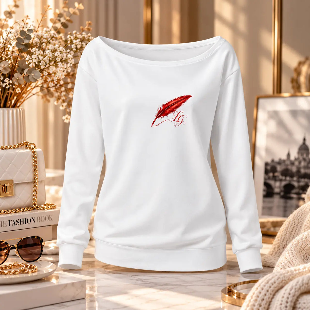 Sweat épaules dénudées pour femme – Féminité, confort & style tendance