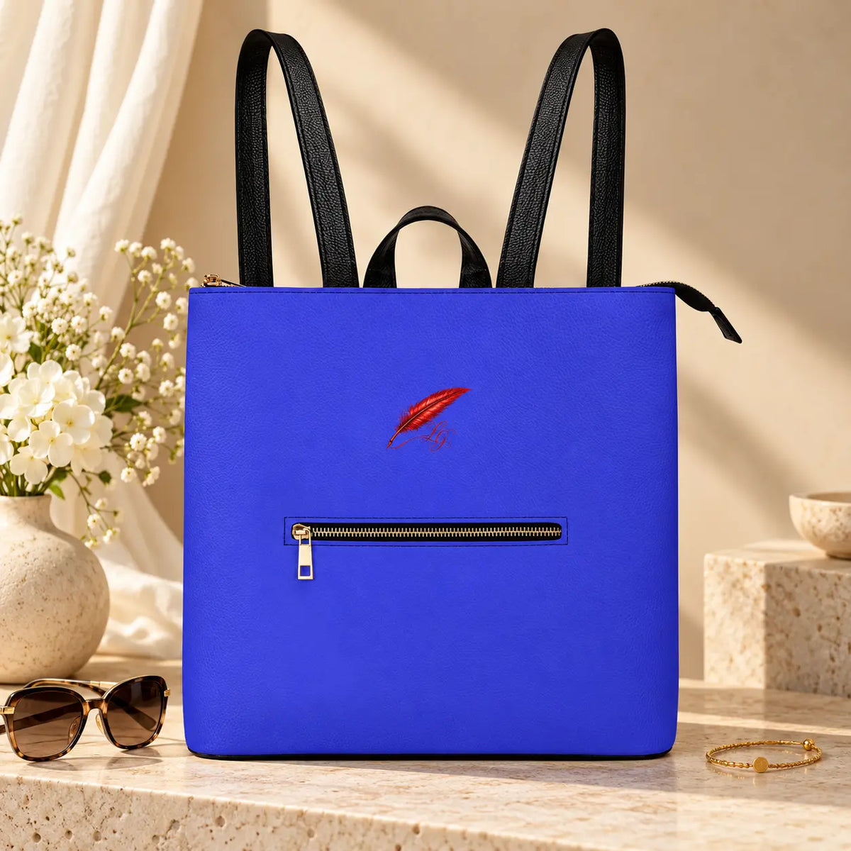Sac à dos femme en cuir PU antivol – Élégant, pratique & convertible