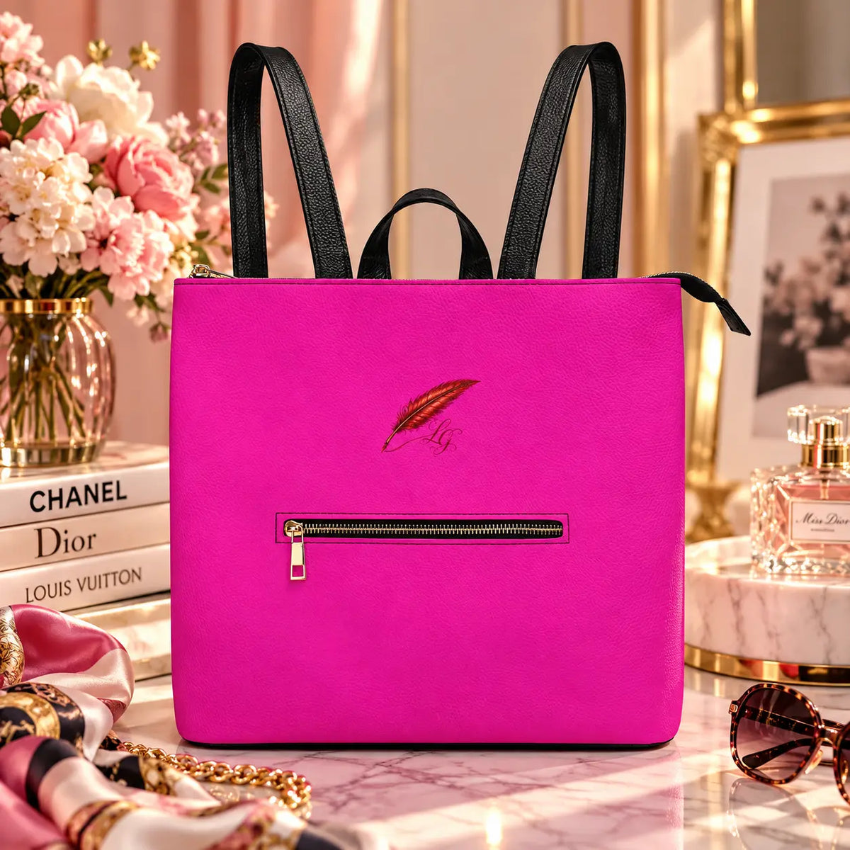 Sac à dos femme en cuir PU antivol – Élégant, pratique & convertible