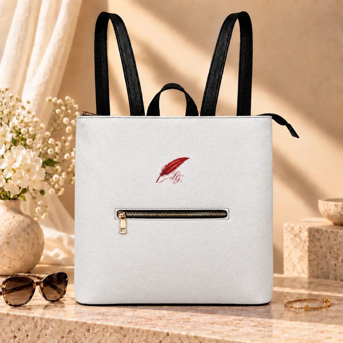 Sac à dos femme en cuir PU antivol – Élégant, pratique & convertible