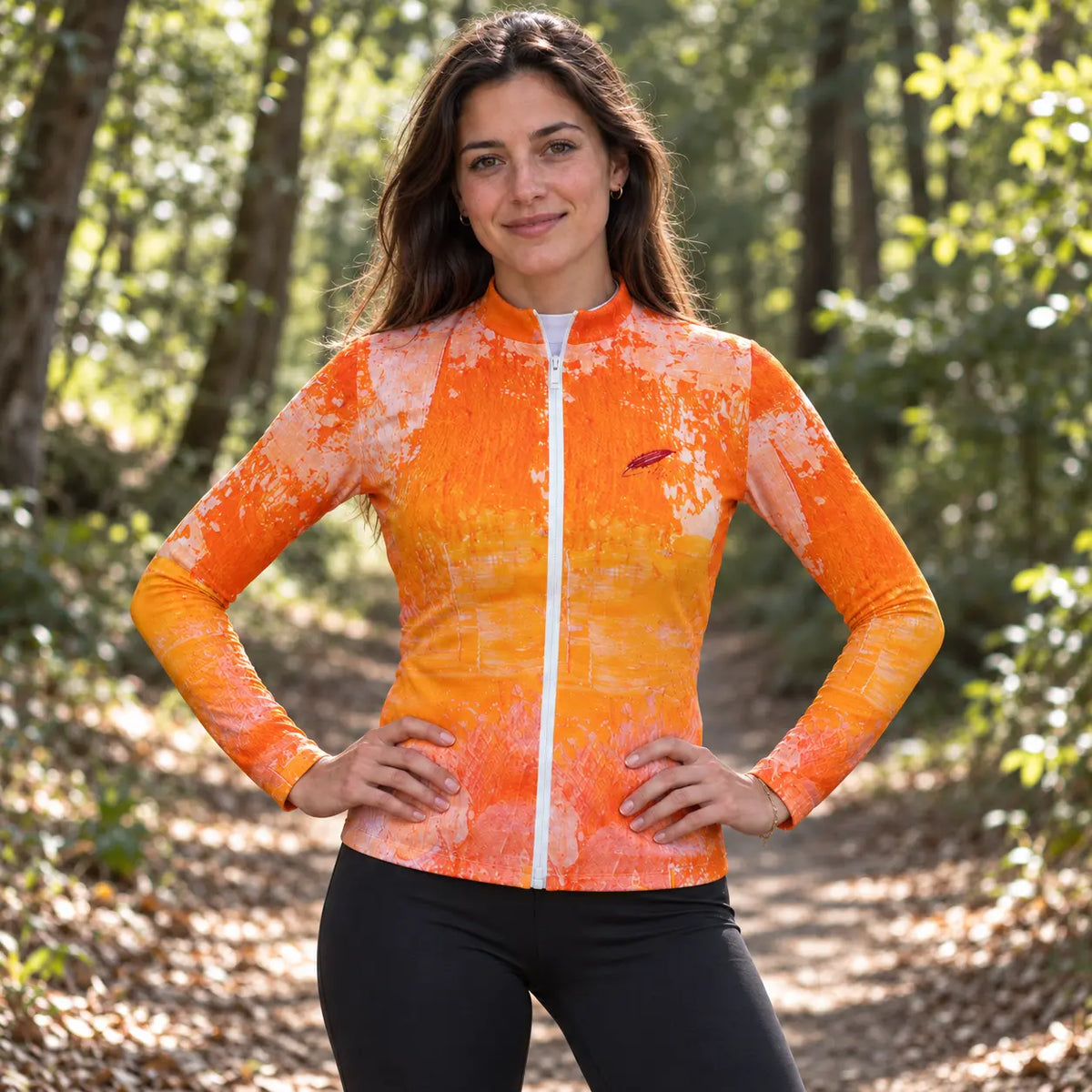 Veste de sport zippée ajustée pour femme – Légèreté, confort & style