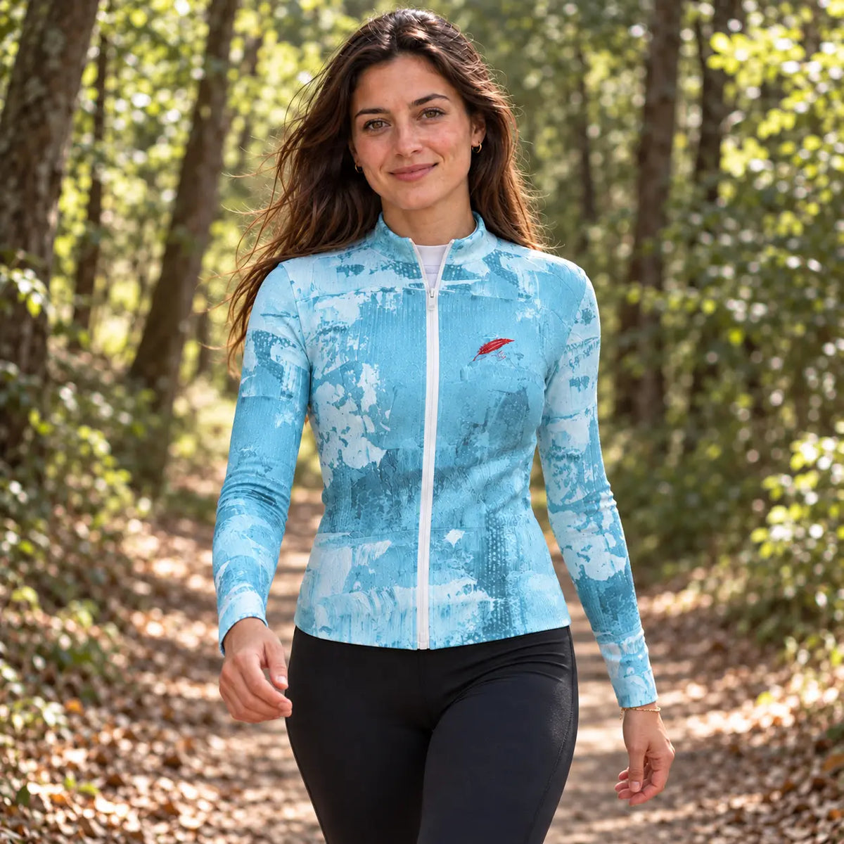 Veste de sport zippée ajustée pour femme – Légèreté, confort & style
