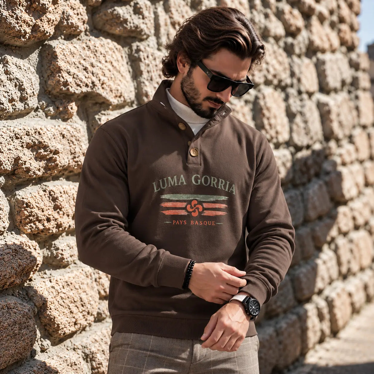 Pull à col zippé pour homme – Élégance, confort & style casual chic