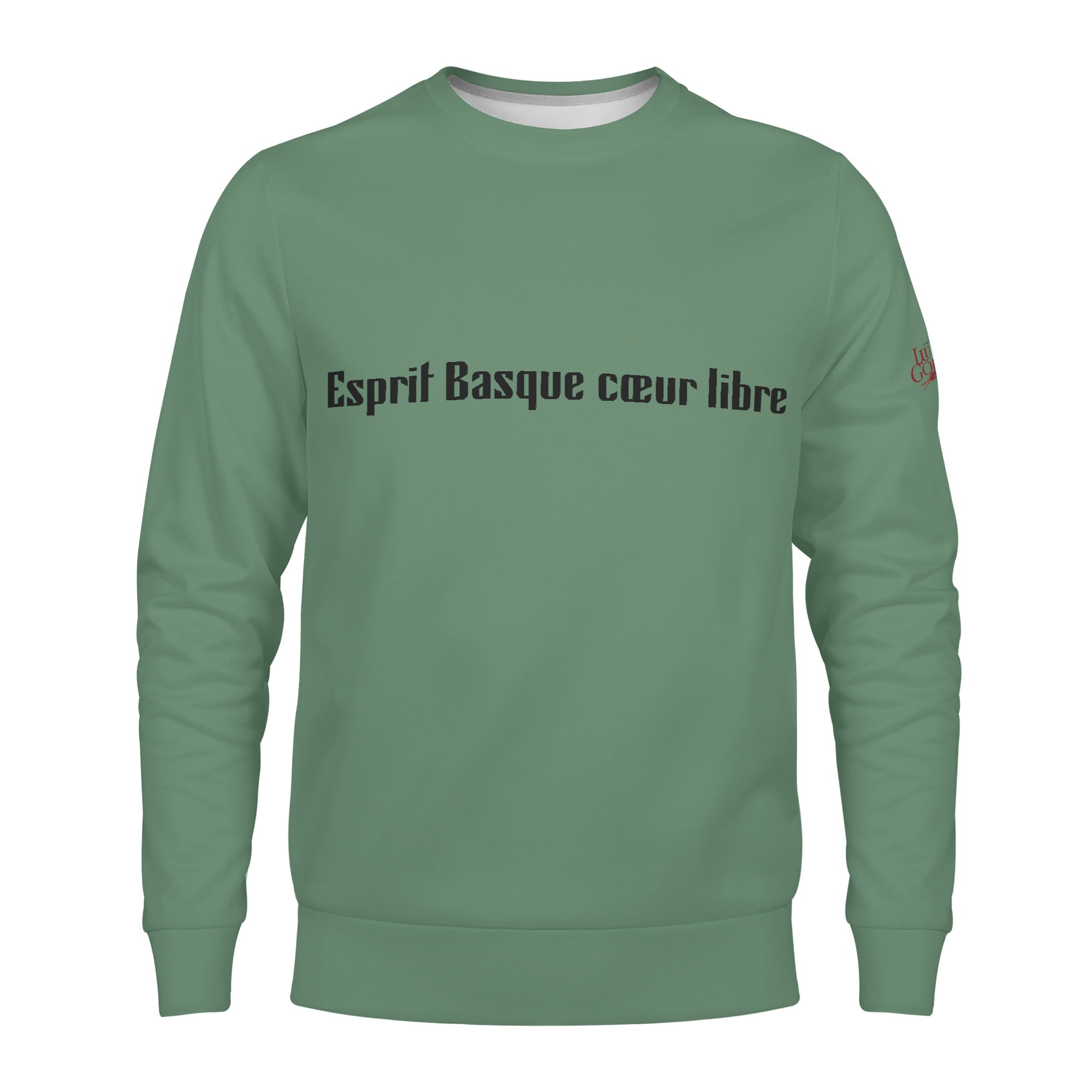 Sweat-shirt homme – Col rond, manches longues, style streetwear Luma Gorria vetement  Sweat-shirt homme Luma Gorria vêtement