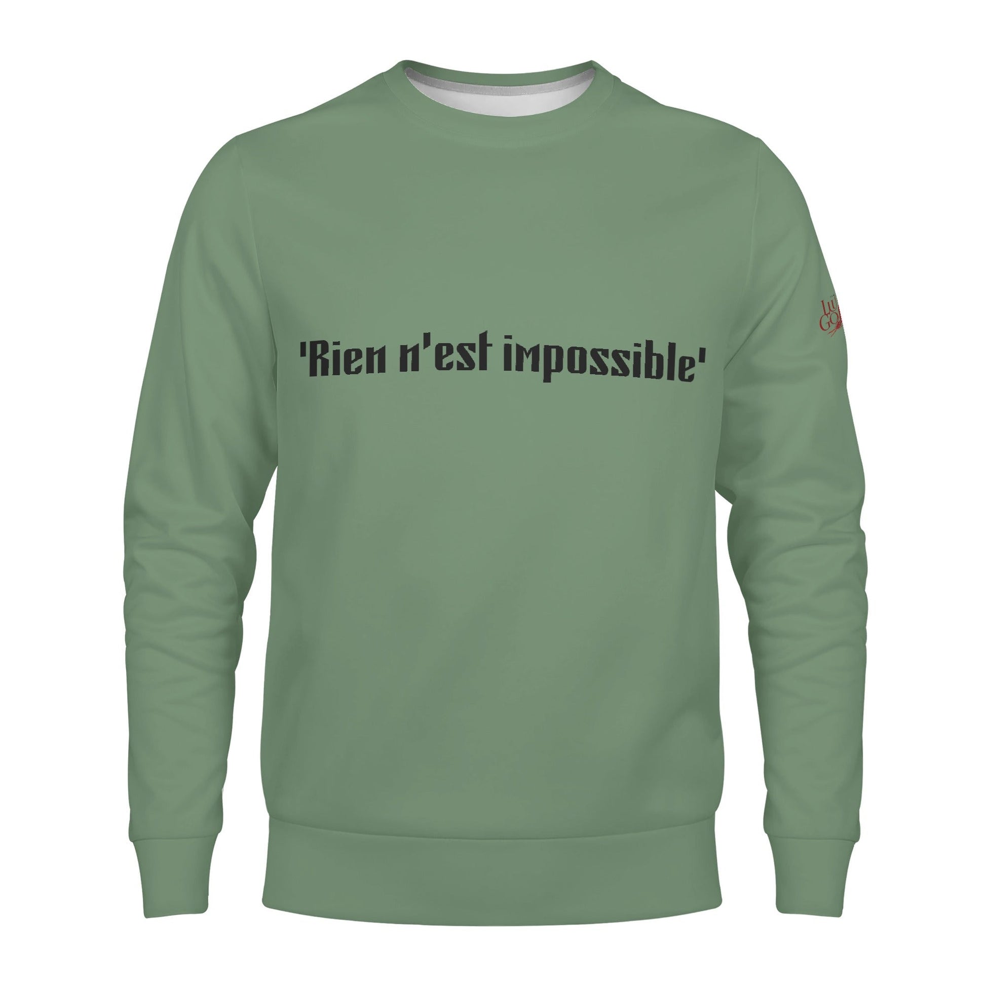 Sweat-shirt homme – Col rond, manches longues, style streetwear Luma Gorria vetement  Sweat-shirt homme Luma Gorria vêtement
