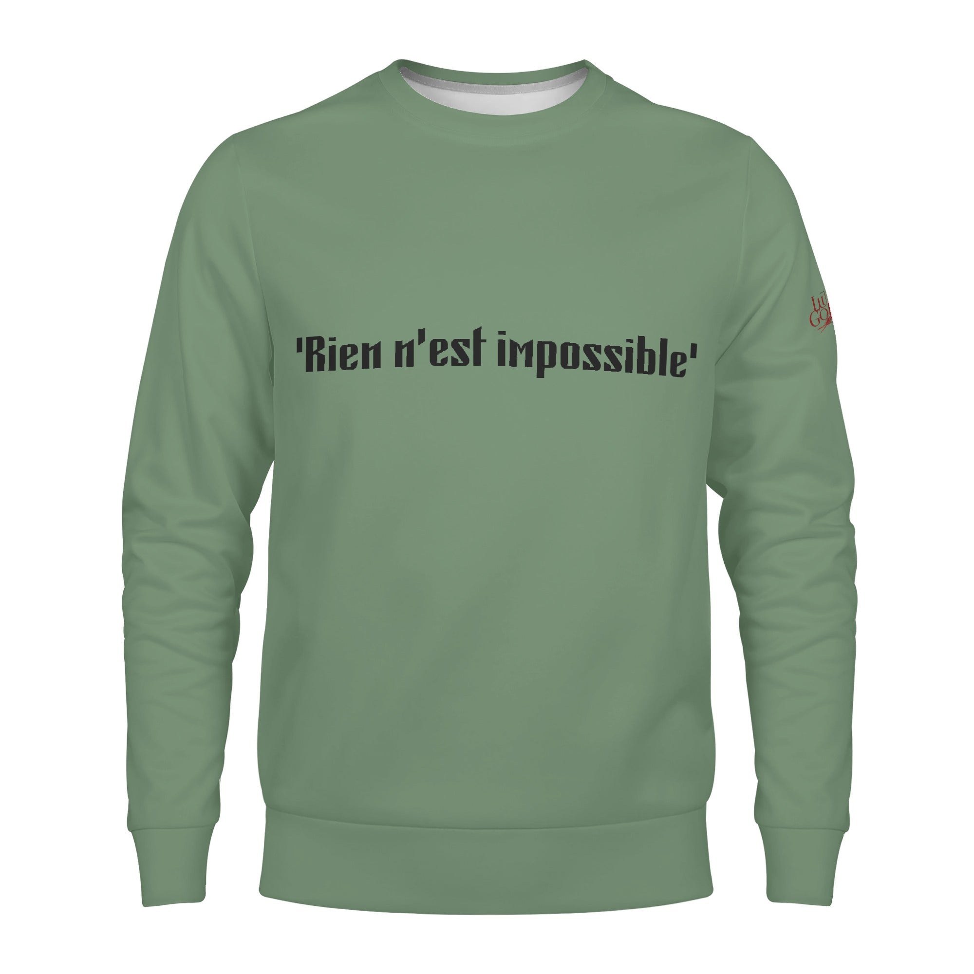 Sweat-shirt homme – Col rond, manches longues, style streetwear Luma Gorria vetement  Sweat-shirt homme Luma Gorria vêtement