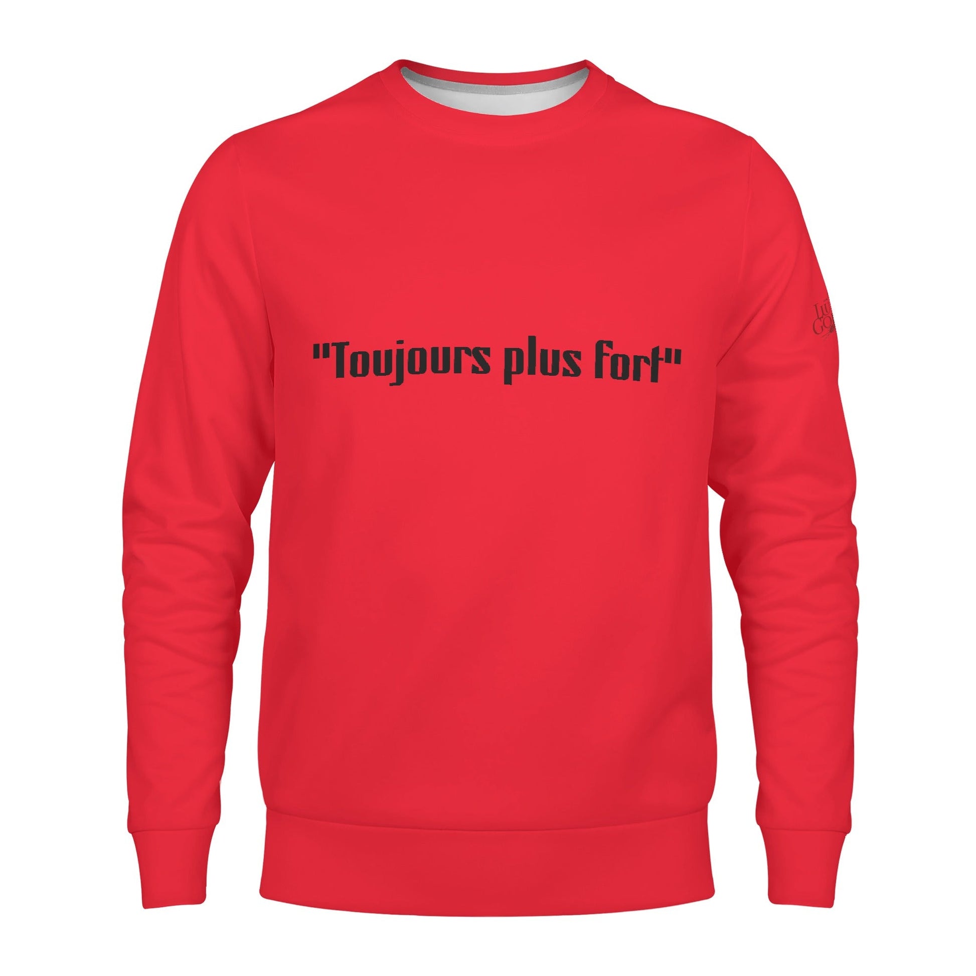 Sweat-shirt homme – Col rond, manches longues, style streetwear Luma Gorria vetement  Sweat-shirt homme Luma Gorria vêtement