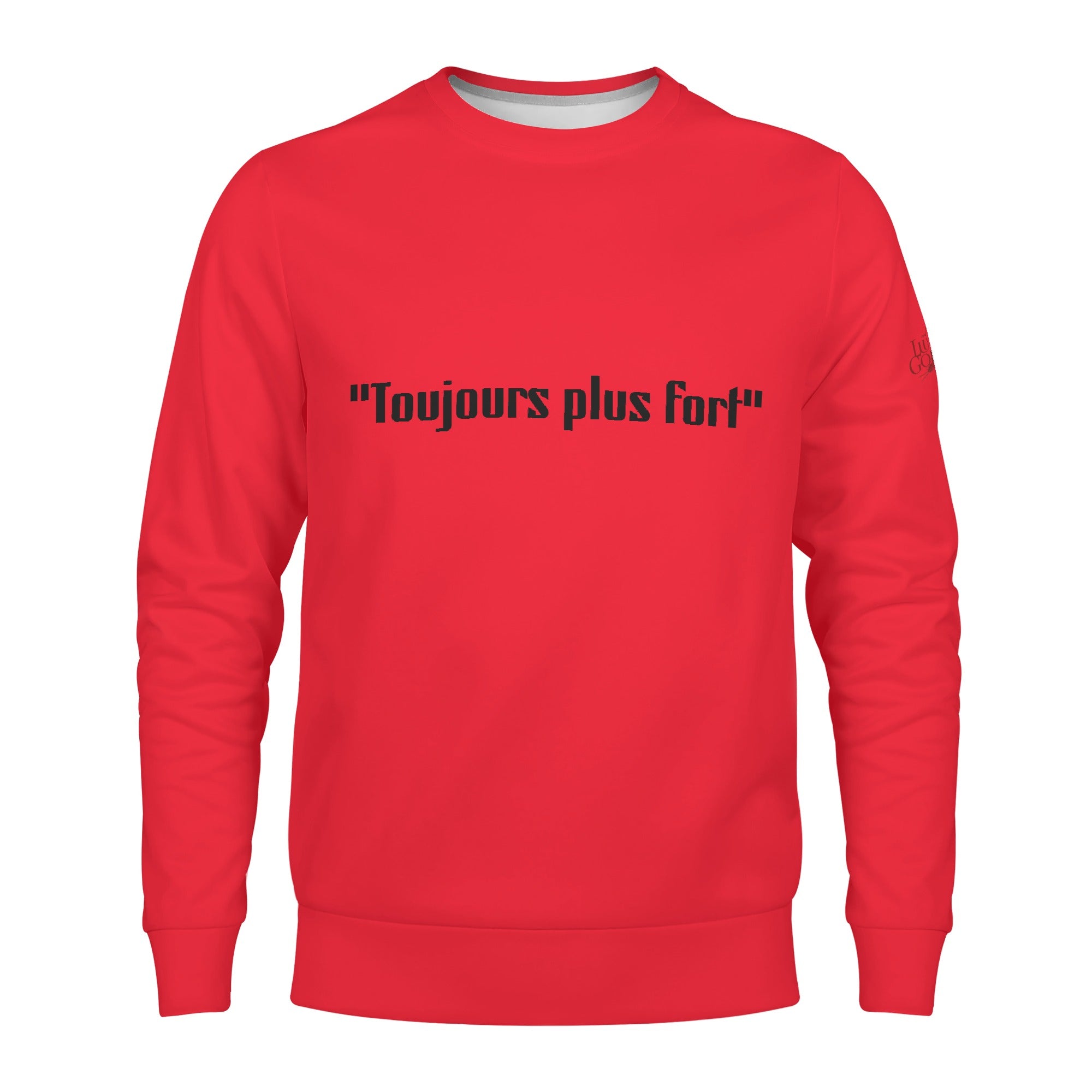 Sweat-shirt homme – Col rond, manches longues, style streetwear Luma Gorria vetement  Sweat-shirt homme Luma Gorria vêtement