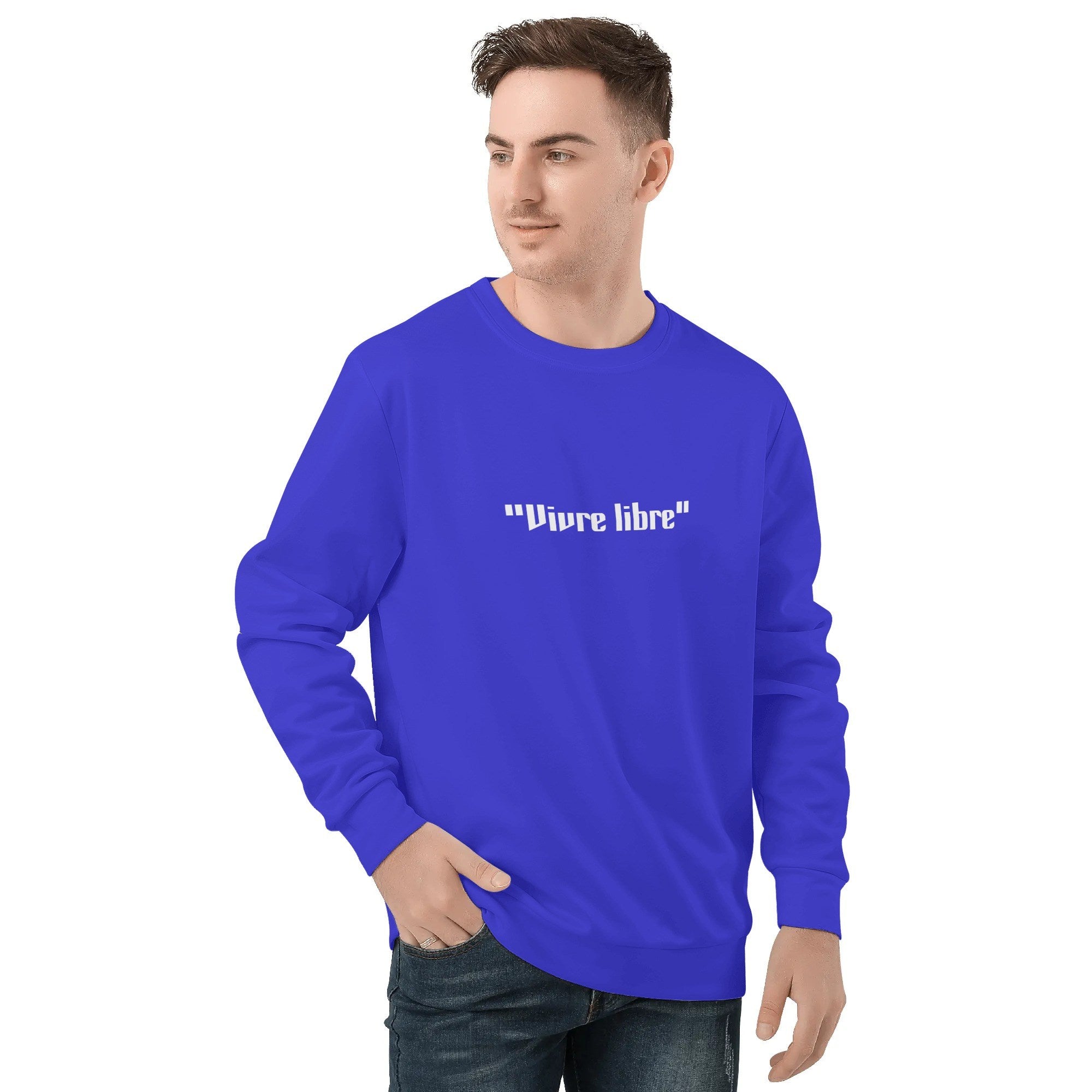 Sweat-shirt homme – Col rond, manches longues, style streetwear Luma Gorria vetement 45.00 Sweat-shirt homme Luma Gorria vêtement