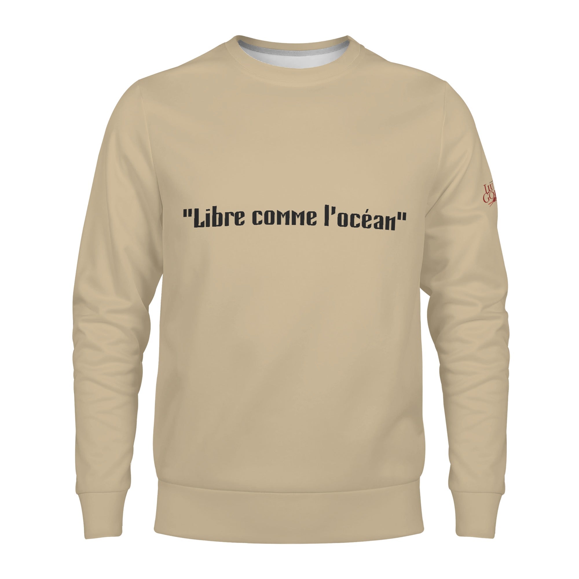 Sweat-shirt homme – Col rond, manches longues, style streetwear Luma Gorria vetement  Sweat-shirt homme Luma Gorria vêtement