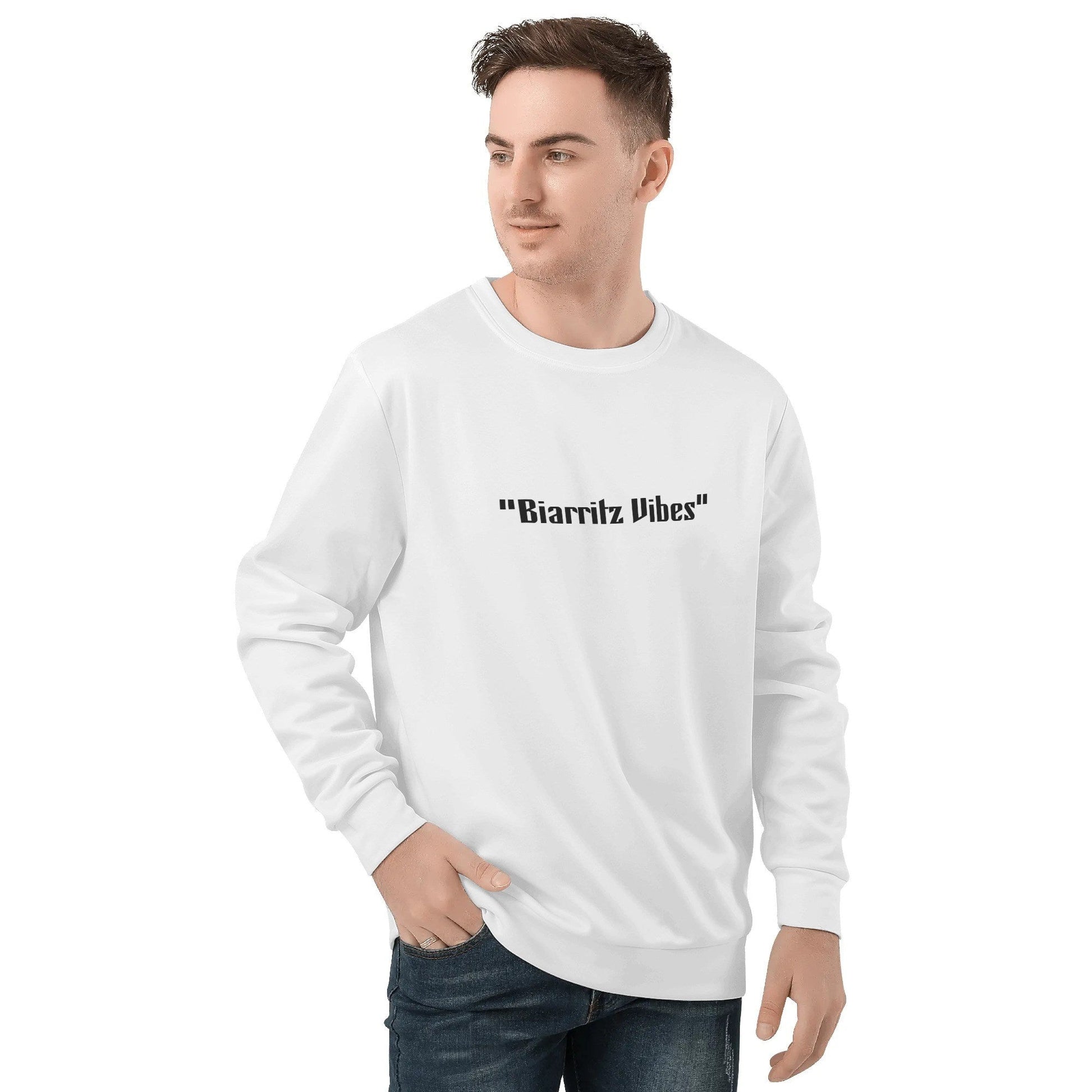 Sweat-shirt homme – Col rond, manches longues, style streetwear Luma Gorria vetement 45.00 Sweat-shirt homme Luma Gorria vêtement