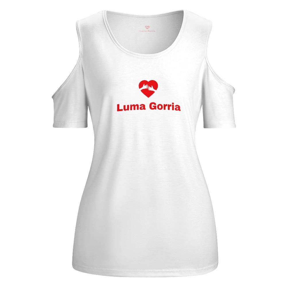 T-shirt Femme Col Rond – Confortable, Chic et Polyvalent-de face-non portè-colorie blanc