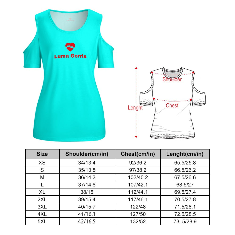 T-shirt Femme Col Rond – Confortable, Chic et Polyvalent-de dos non portè-colorie bleu-guide des tailles