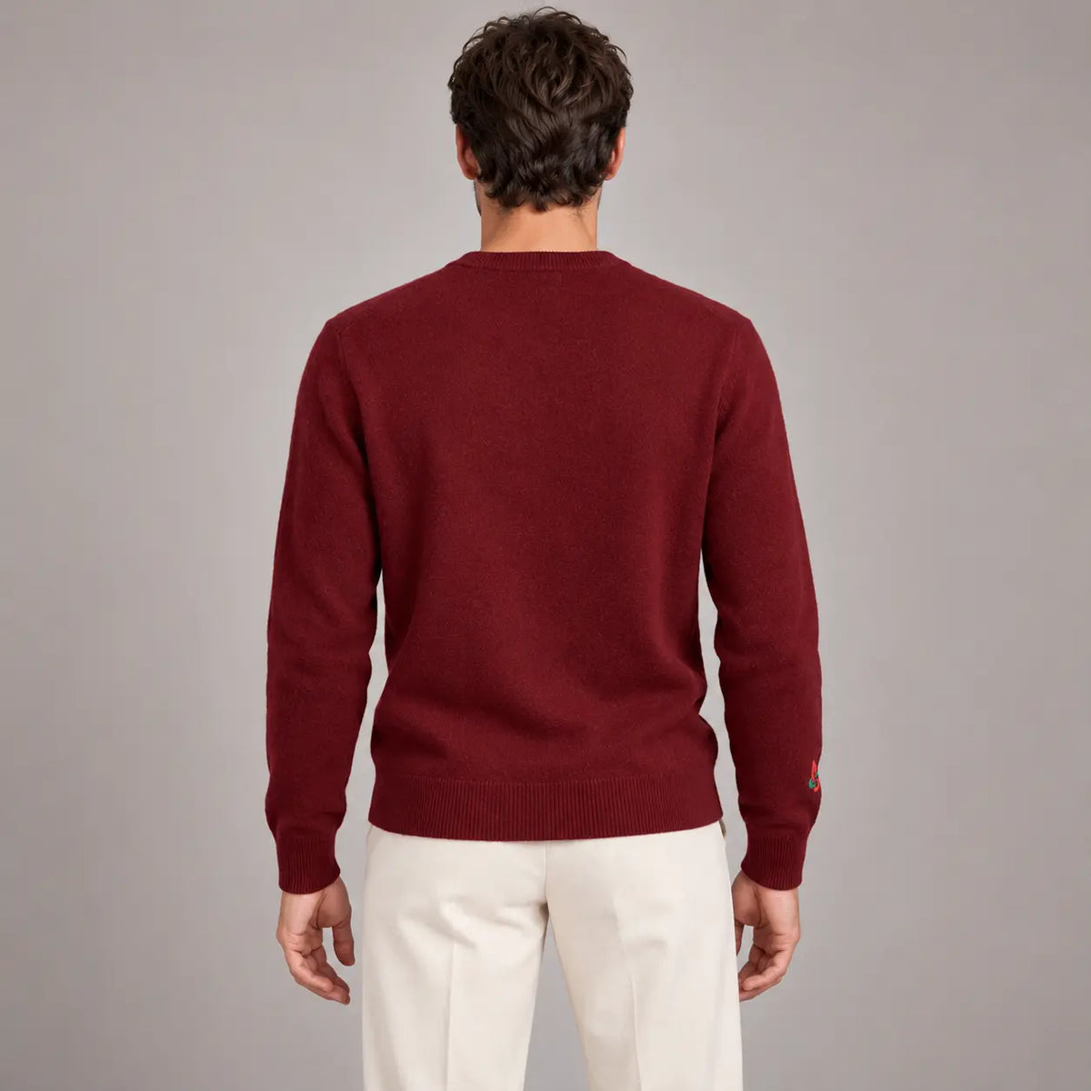 Pull en maille douce mélangée à la laine pour homme – Élégance, confort & douceur