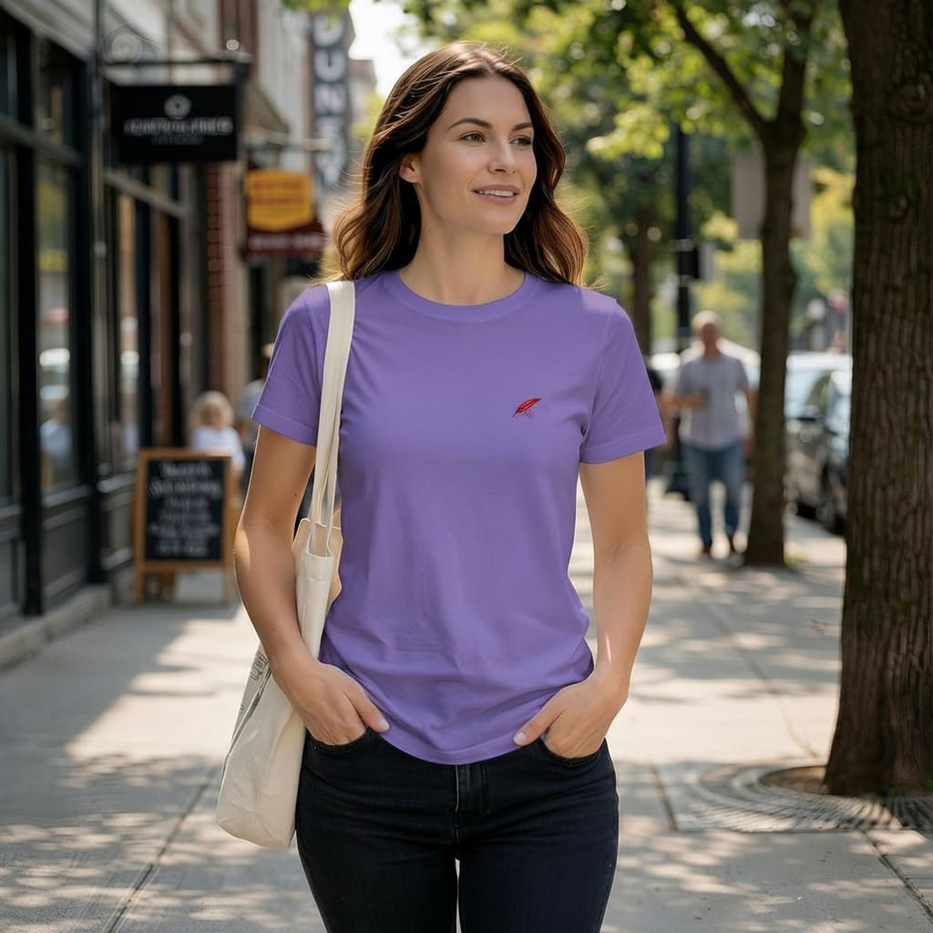 T-shirt Comfort femme en coton épais – Douceur, qualité & style