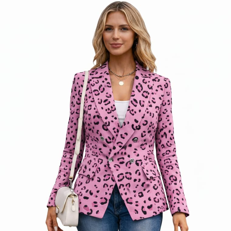Blazer croisé pour femme- Motif