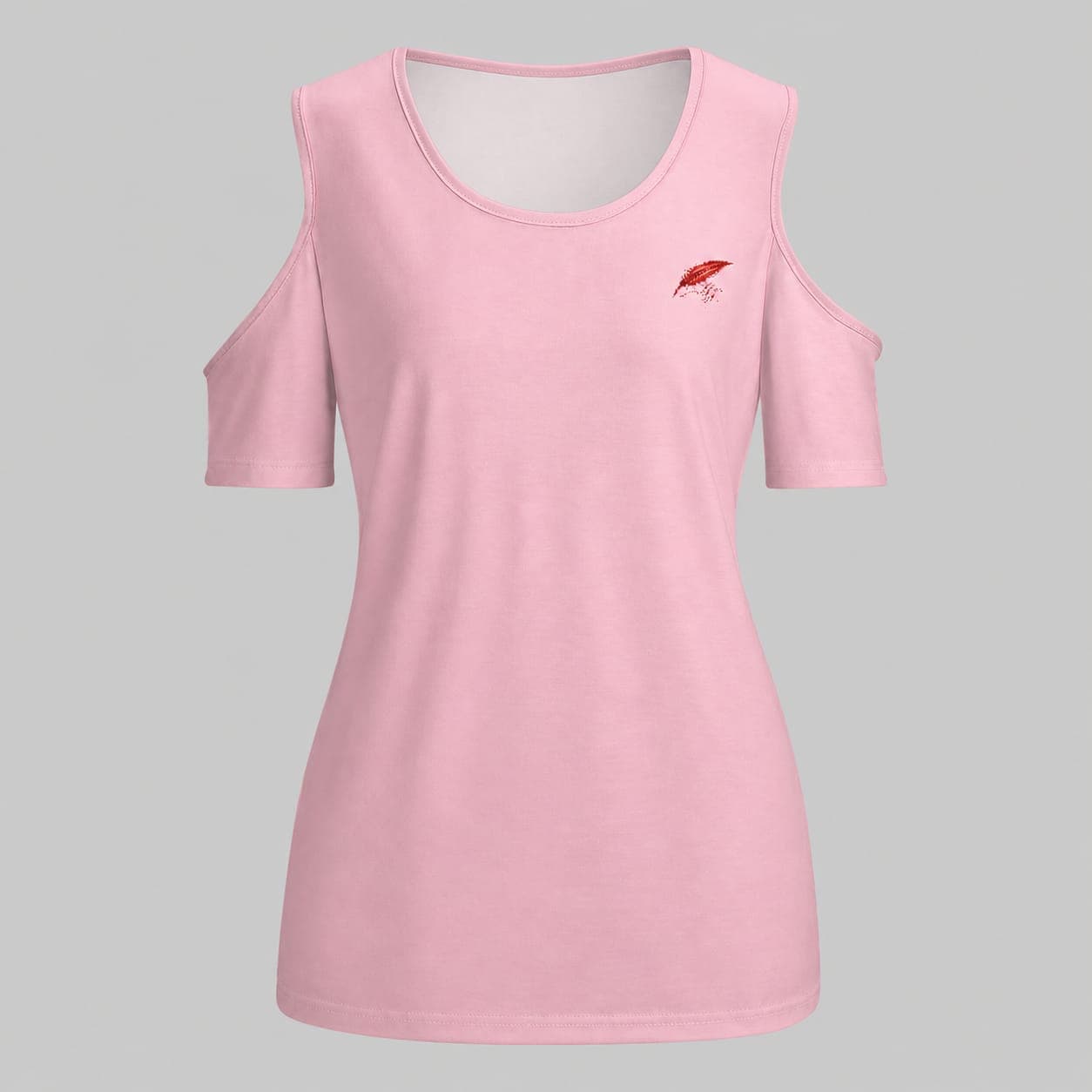 T-shirt femme manches courtes col rond – Confortable, basique & polyvalent