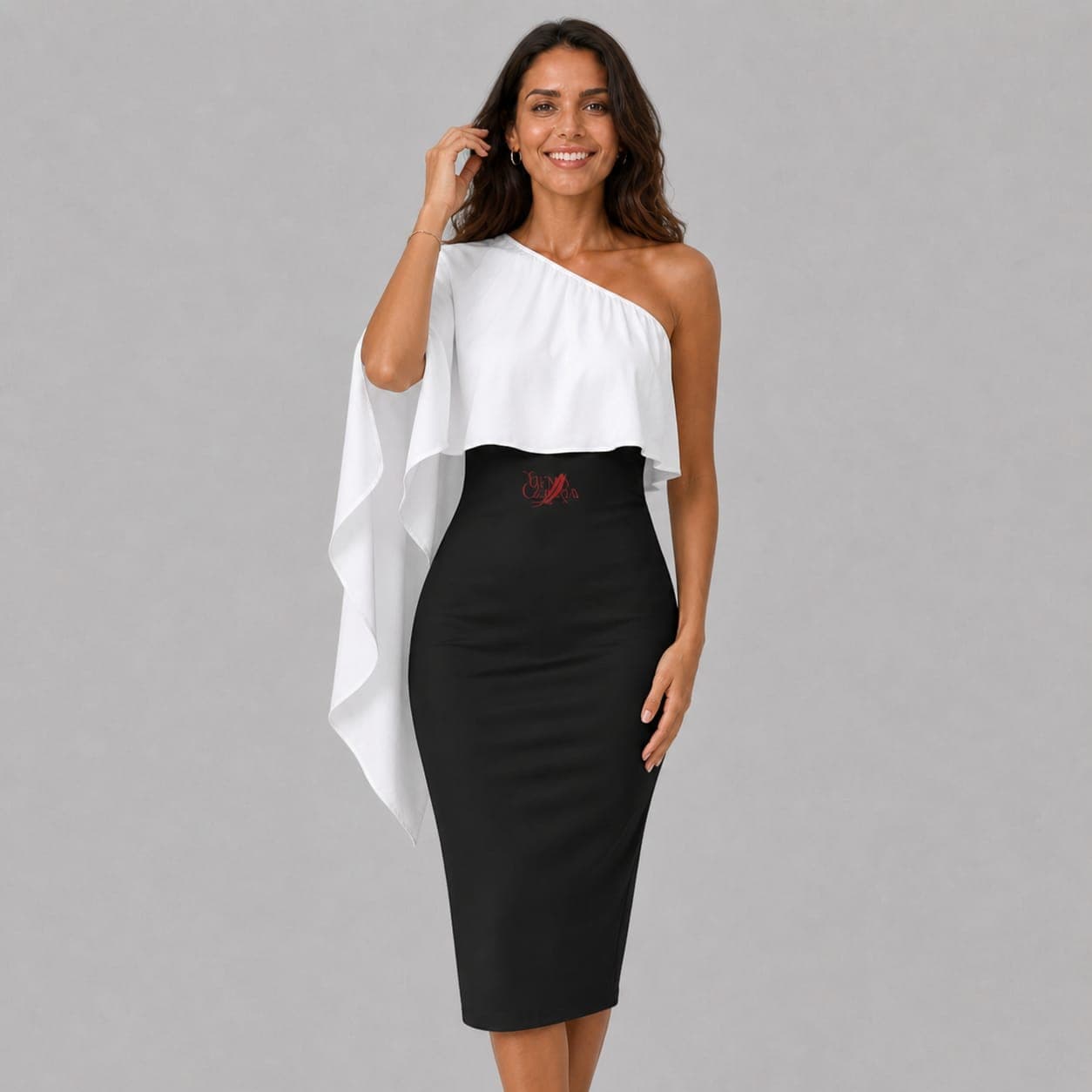 Robe bustier asymétrique femme – Élégance moderne & silhouette sublimée