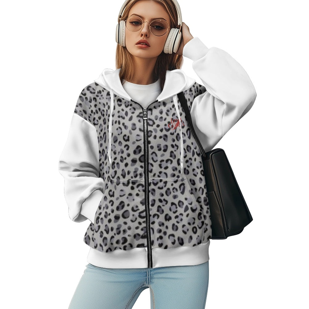Sweat à capuche zippé femme – Ample, confortable et pratique Luma Gorria vêtement 48.00 hoodie Luma Gorria vêtement