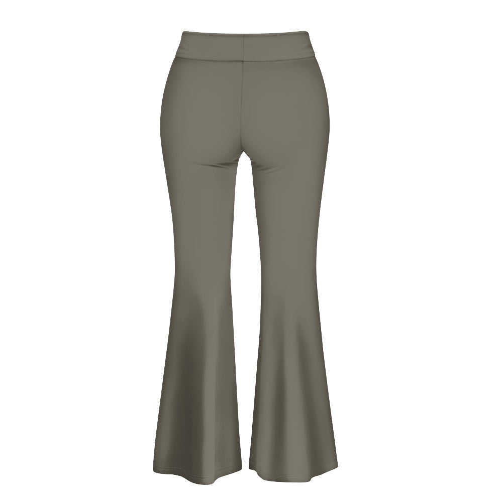 Pantalon évasé femme – Taille haute avec fente élégante Luma Gorria vêtement  pantalon femme Luma Gorria vêtement