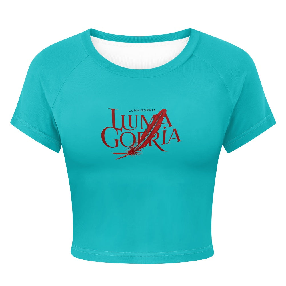 T-shirt court moulant femme – Extensible, doux et polyvalent Luma Gorria vêtement  T-shirt court moulant femme Luma Gorria vêtement