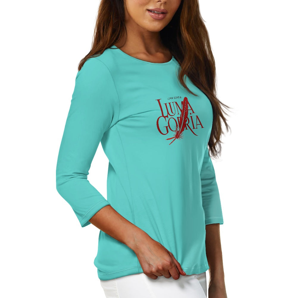 Haut femme manches 3/4 – Doux, élégant et pratique au quotidien Luma Gorria vêtement 38.00 Haut femme manches 3/4 Luma Gorria vêtement