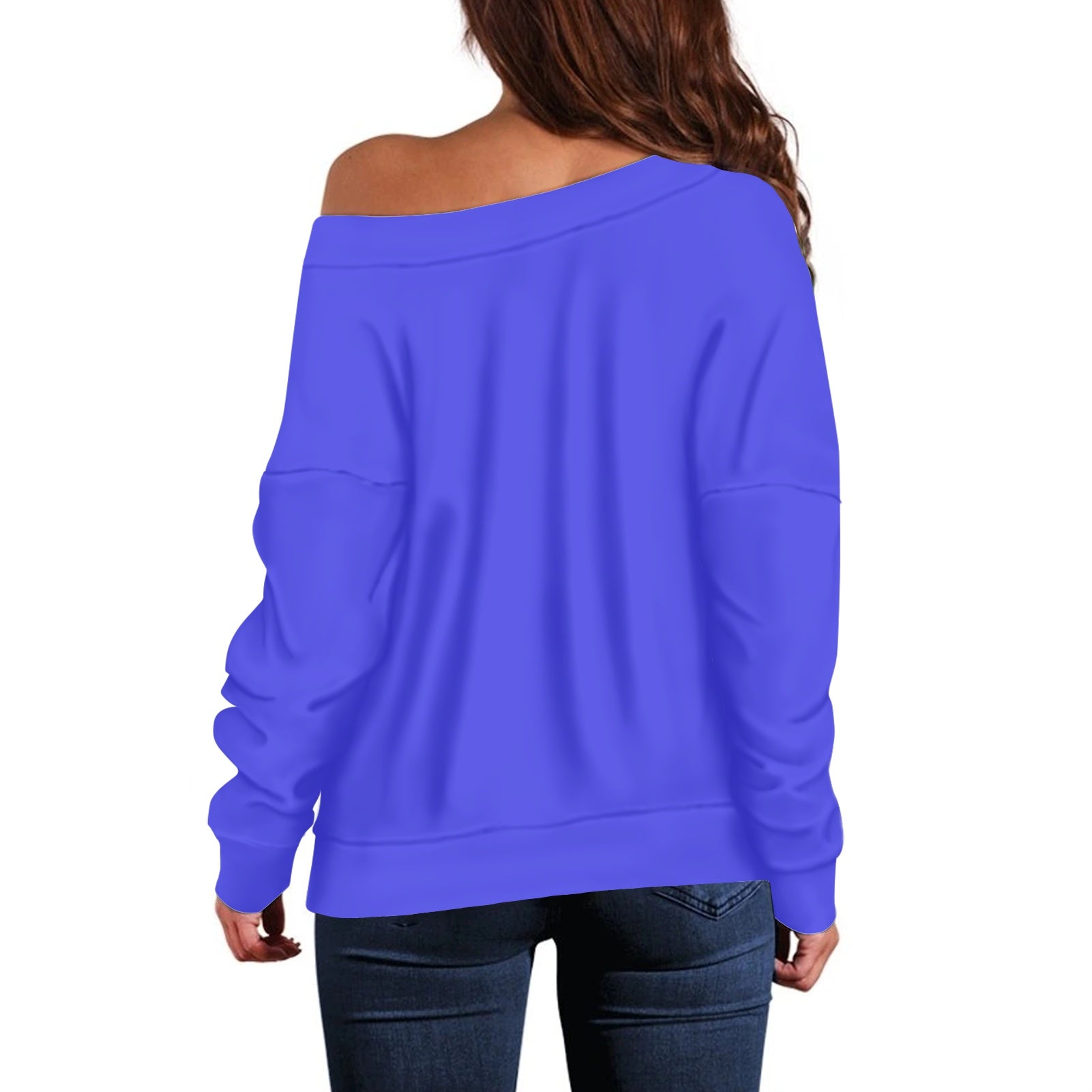 Pull femme – Style moderne à épaule dénudée, doux et extensible Luma Gorria vêtement  Pull femme Luma Gorria vêtement
