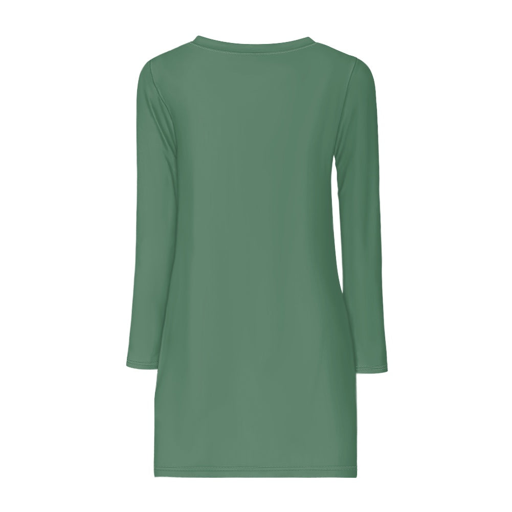 Robe slim femme – Manches longues, extensible et élégante Luma Gorria vêtement  Robe slim femme Luma Gorria vêtement