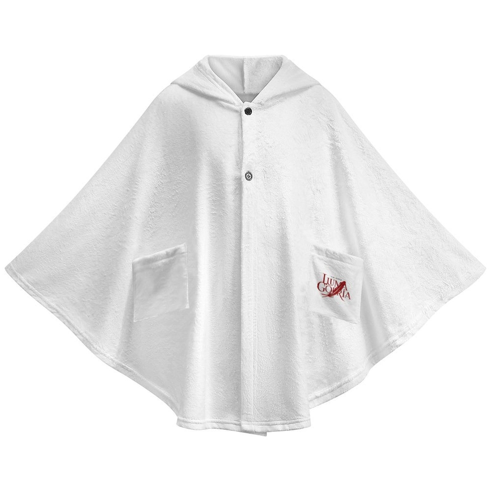 Cape à capuche polaire – Douce, chaude et confortable en flanelle