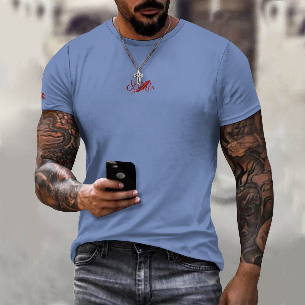 T‑shirt homme col rond pur coton, doux et polyvalent Luma Gorria vetement  T‑shirt homme col rond pur coton Luma Gorria vêtement