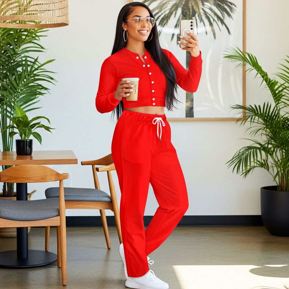 Ensemble veste et pantalon – Élégant, pratique et confortable Luma Gorria vêtement 80.00 Ensemble veste et pantalon Luma Gorria vêtement