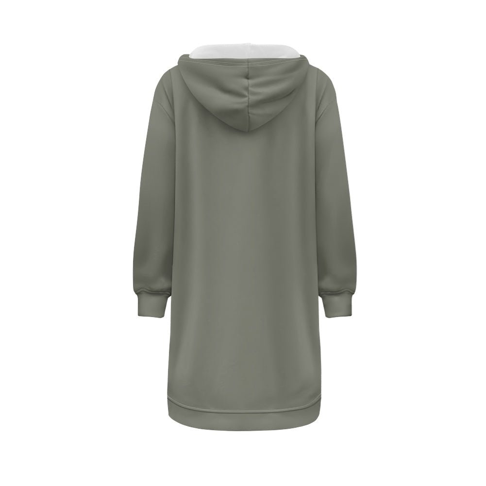 Sweat à capuche femme – Mi-long, doux et zippé Luma Gorria vêtement  Sweat à capuche femme Luma Gorria vêtement